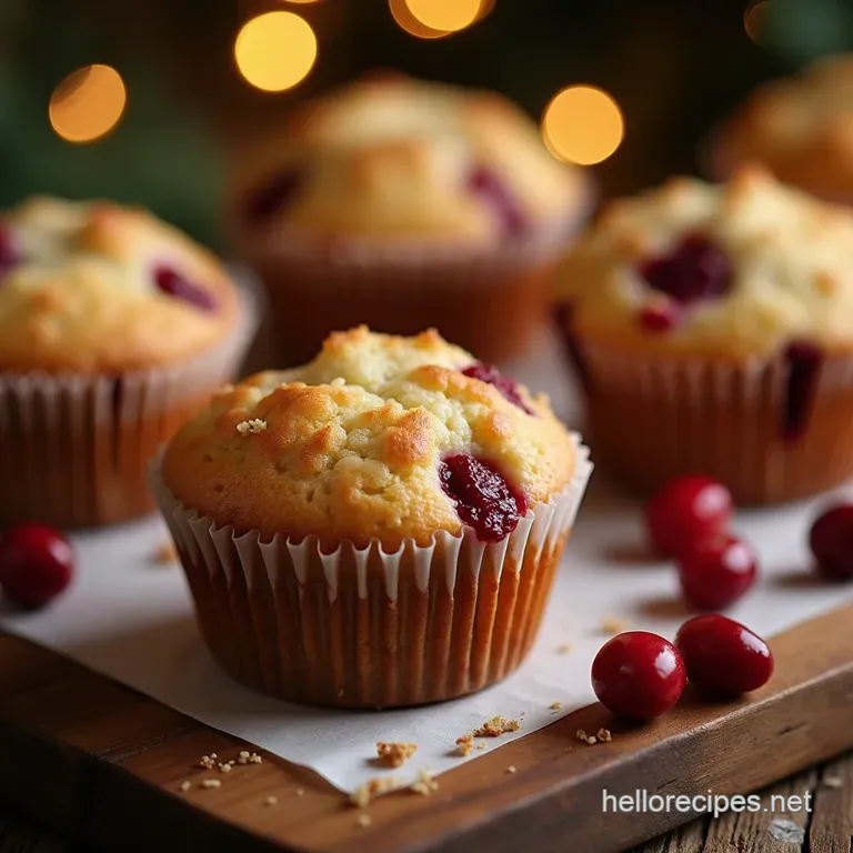 The Ultimate Lowcarb Cranberry Muffins a Festive Keto Treat presentation