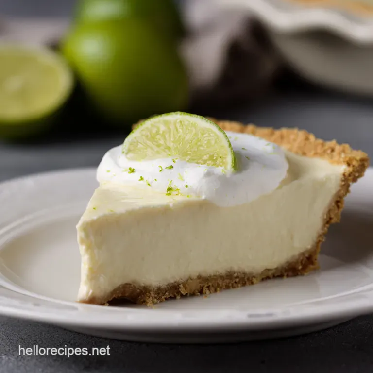 Key Lime Pie a Tangy Slice of Paradise presentation