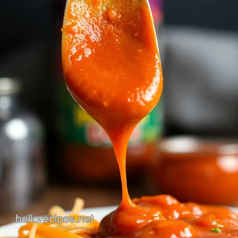 Kickin' Homemade Enchilada Sauce presentation