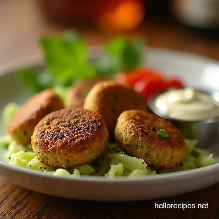 Knockyoursocksoff Easy Homemade Falafel presentation