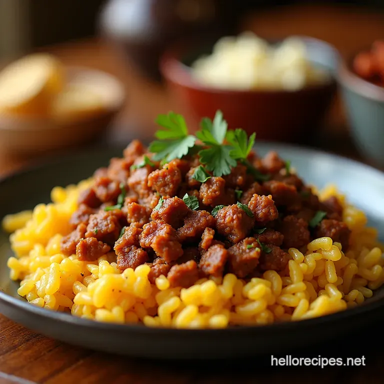 Lamb Pique Macho a Spicy Bolivian Fiesta presentation