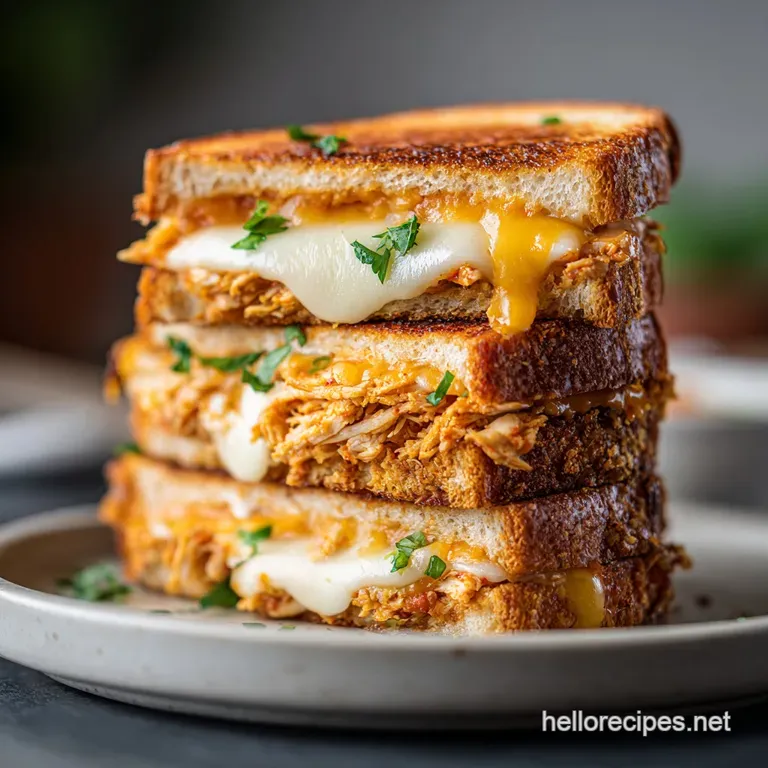 A perfectly grilled sandwich, split to reveal gooey cheese, sits beside a fresh arugula salad.