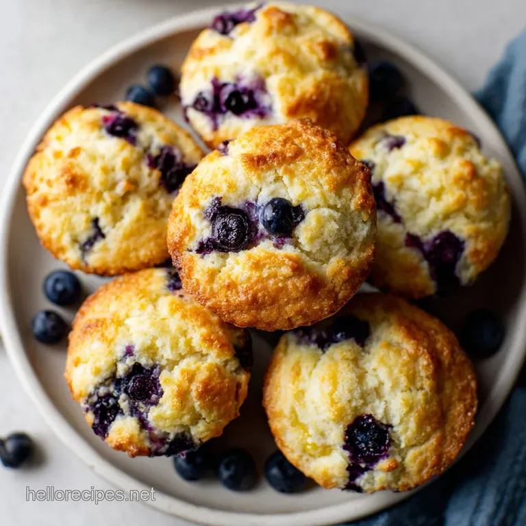 Lemon Blueberry Muffins: Bakery Style and Moist