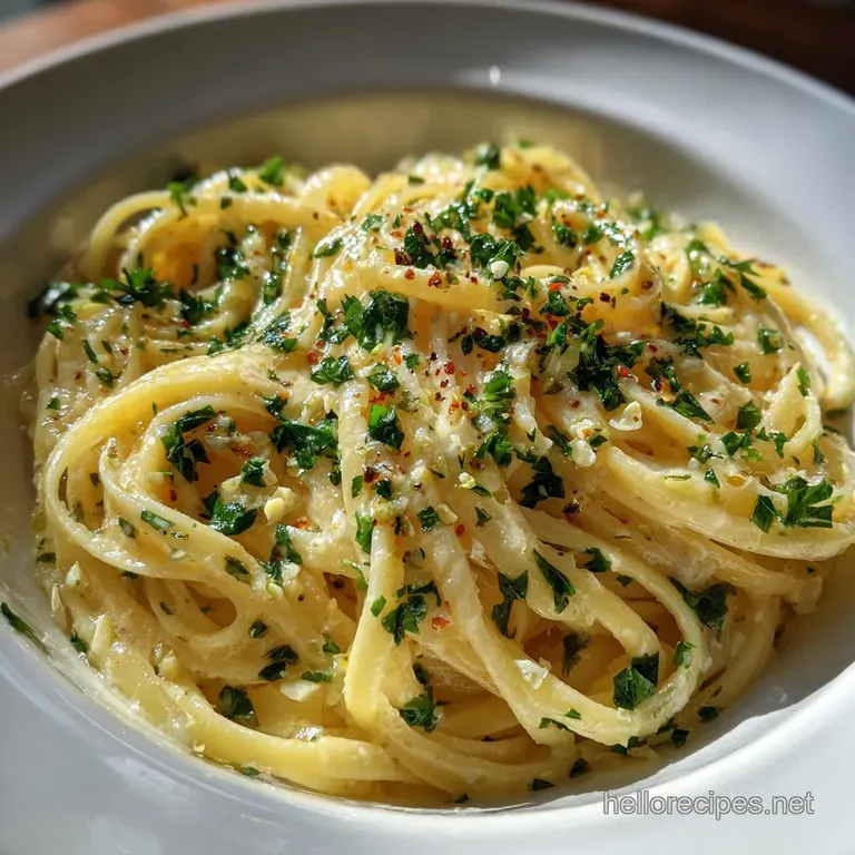 Lemon Butter Pasta with Garlic to Brighten Your Dinner