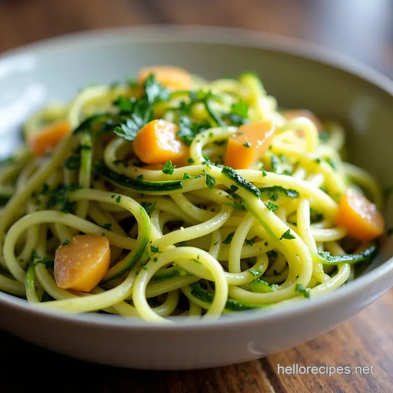 Sunshine in a Bowl Quick Zesty LemonGarlic Zucchini Noodles