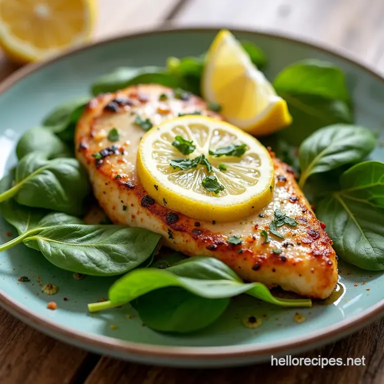 Lemon Spinach Parmesan Chicken Weeknight Winner