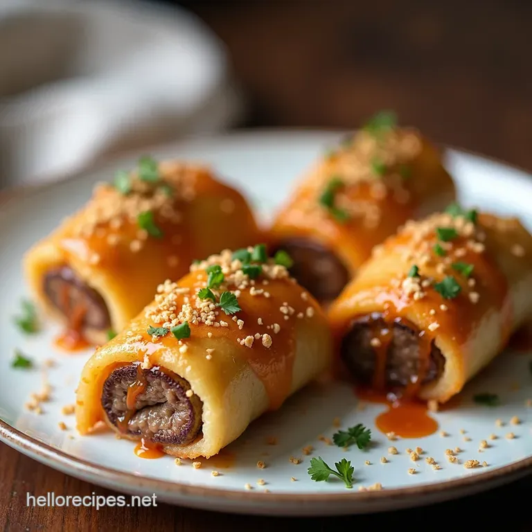 Lentil Chestnut Sausage Rolls with Cranberry Mustard