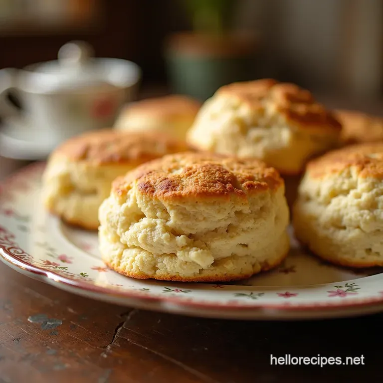 The Perfect Piccadilly Scones Light Fluffy and Buttery presentation