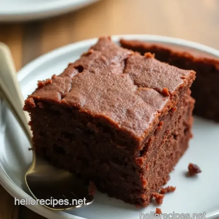 Vegan Chocolate Cake presentation