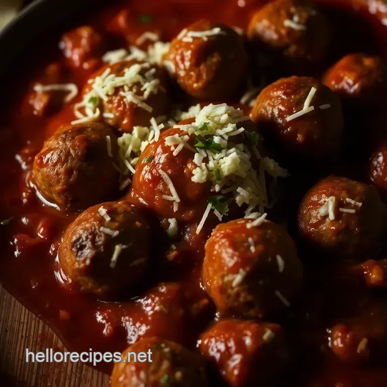 Lipton Soup Mix Meatball Casserole presentation