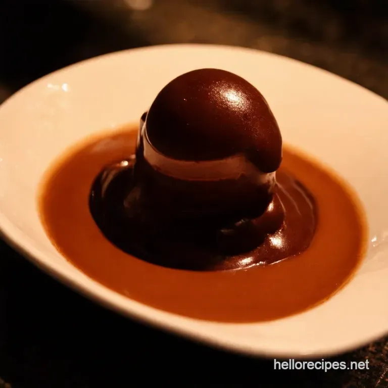 Liquid Gold the Ultimate Decadent Homemade Hot Fudge Sauce presentation
