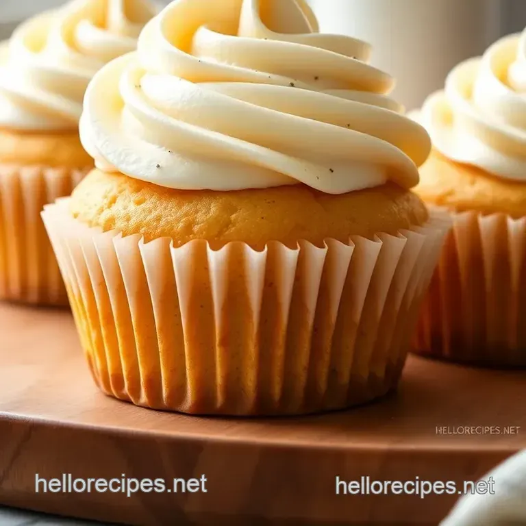 Love at First Bite: Vanilla Bean Sugar Cupcakes presentation