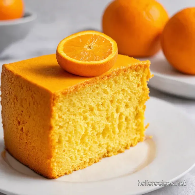 Luscious Orange Velvet Cake A Slice of Sunshine