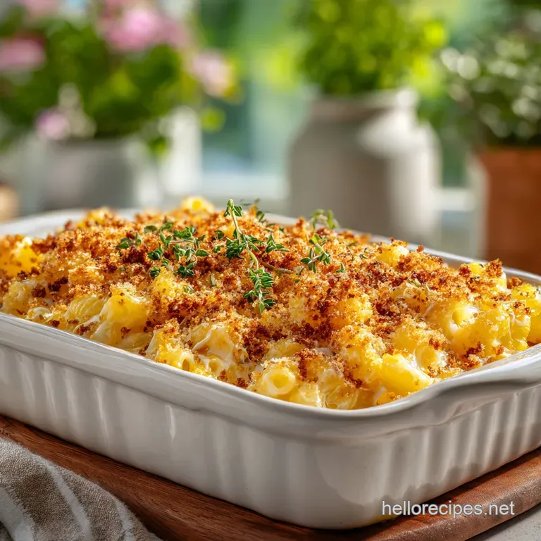 Macaroni and Cheese with Toasted Breadcrumbs