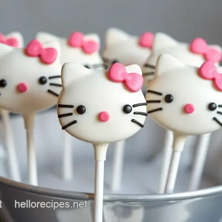 Quick & Cute Hello Kitty Cake Pops