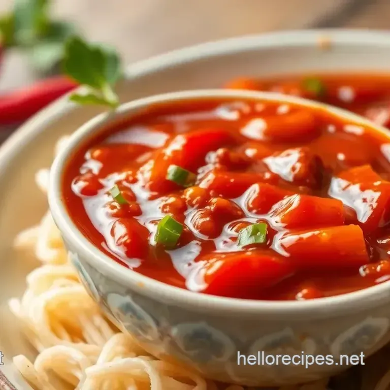 Sweet Thai Chili Sauce Recipe