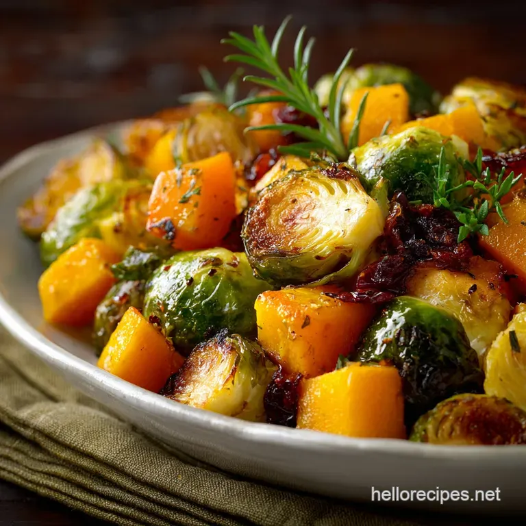 Thanksgiving Vegetable Side Dishes: the Maple-Glazed Harvest Jewel presentation