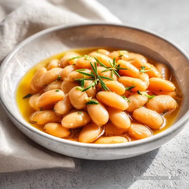 Marinated White Beans: Zesty Italian Appetizer