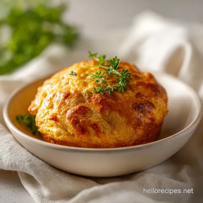 Stuffed Meatball Pie: Shattering Pastry