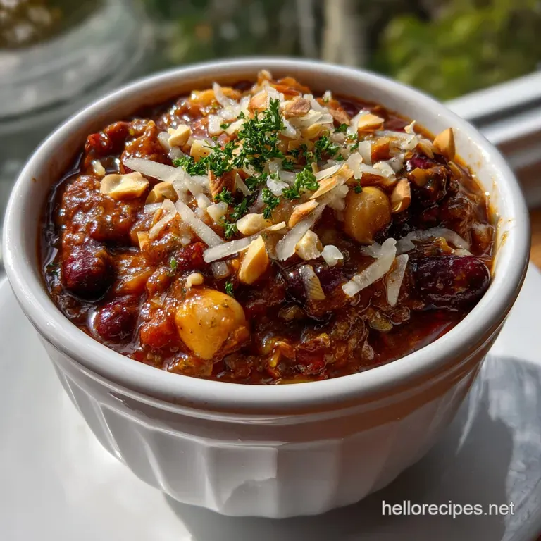 Velvety Three-Bean Crockpot Recipes Meatless presentation