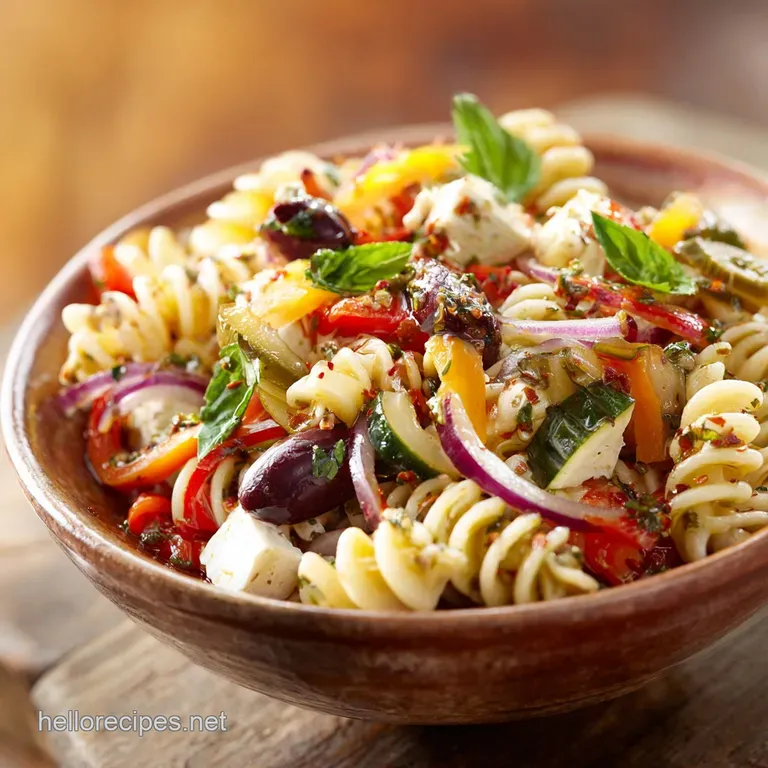 The Bank Holiday Mediterranean Pasta Salad