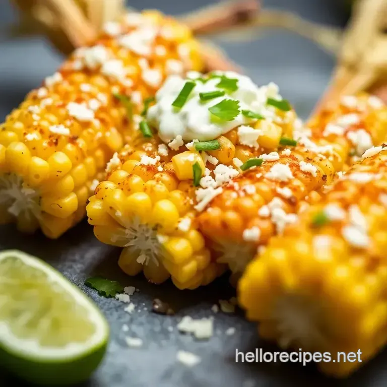 Mexican Street Corn (Elote) &ndash; a Grilled Corn Delight presentation