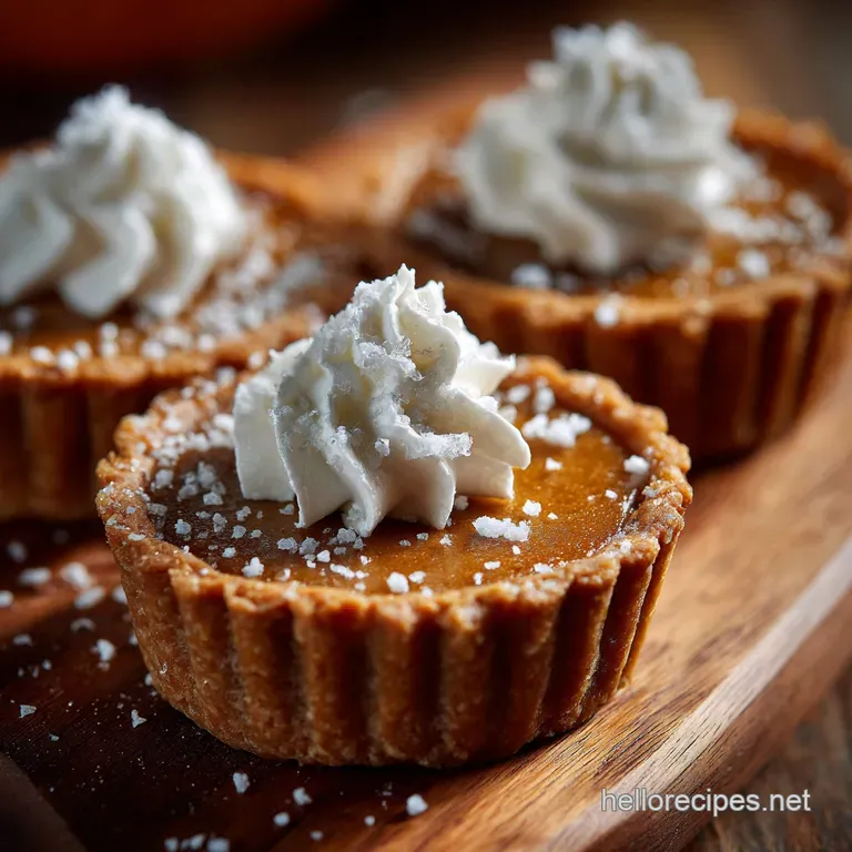 Mini Pumpkin Pies Perfectly Spiced Recipe for Elegant Mini Desserts