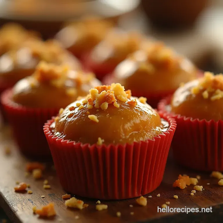 Mini Sticky Toffee Puddings with Rich Toffee Sauce presentation