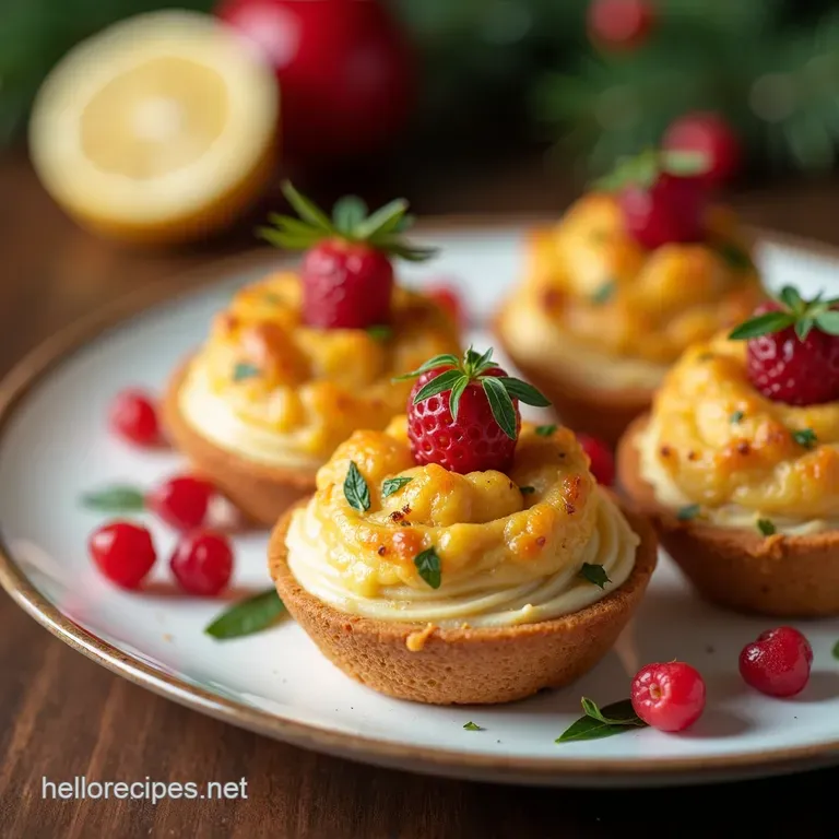 Mini Vegan Wellington Bites with CranberryPecan Duxelles