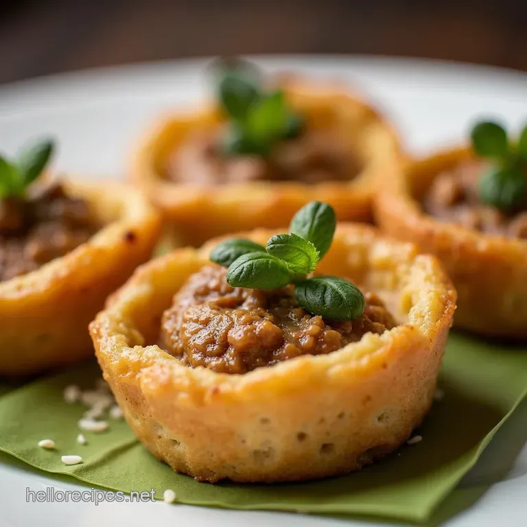 Mini Vegan Wellington Bites with Mushroom Walnut Duxelles