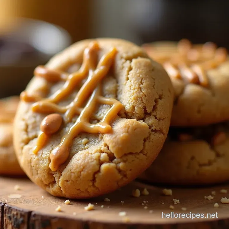 Mmpacked Peanut Butter Chunk Cookies presentation