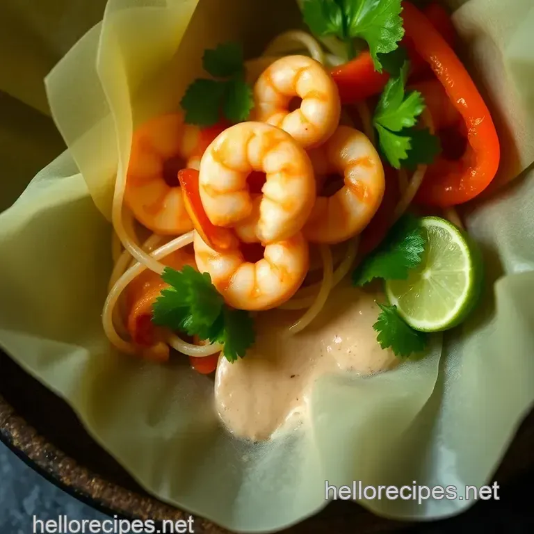 Modern Vietnamese Spring Rolls with Peanut-Lime Dip presentation