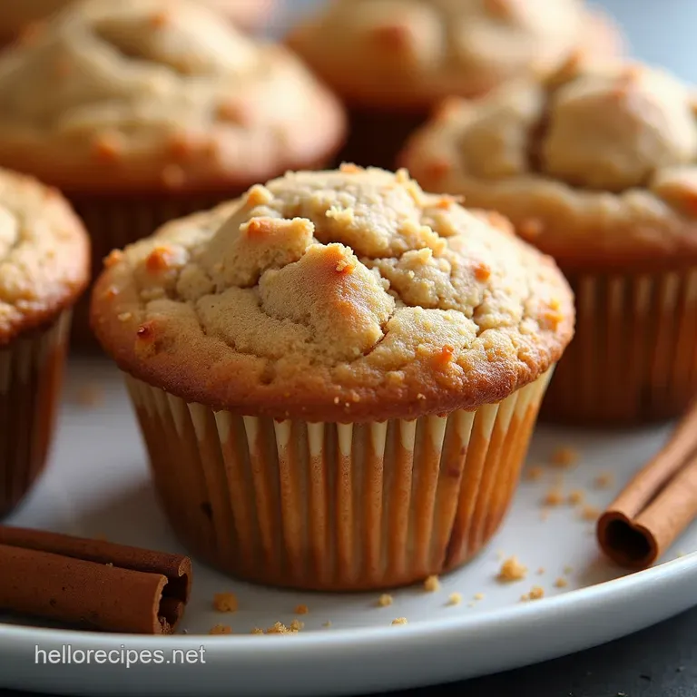 UltraMoist Apple Cinnamon Muffins with Brown Butter Streusel