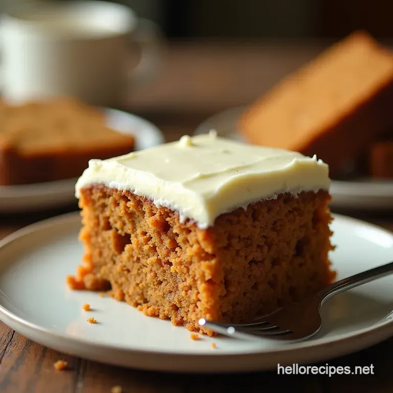 The Ultimate Moist Carrot Cake with Tangy Cream Cheese Frosting presentation