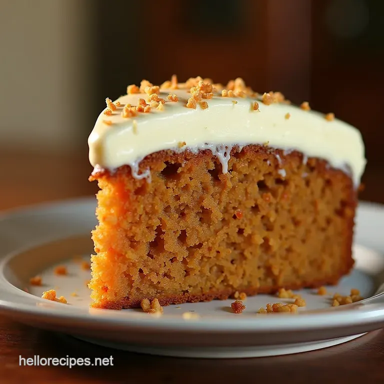 The Ultimate So Saftig German Carrot Cake presentation