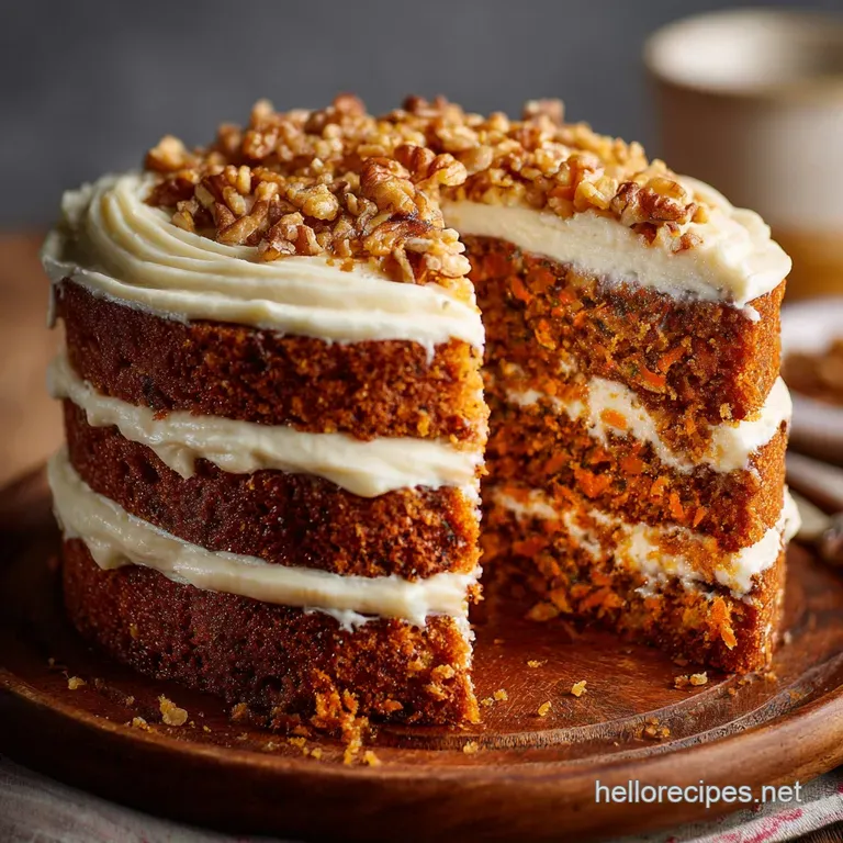Gluten Free Carrot Cake: Ultra-Moist Bake presentation