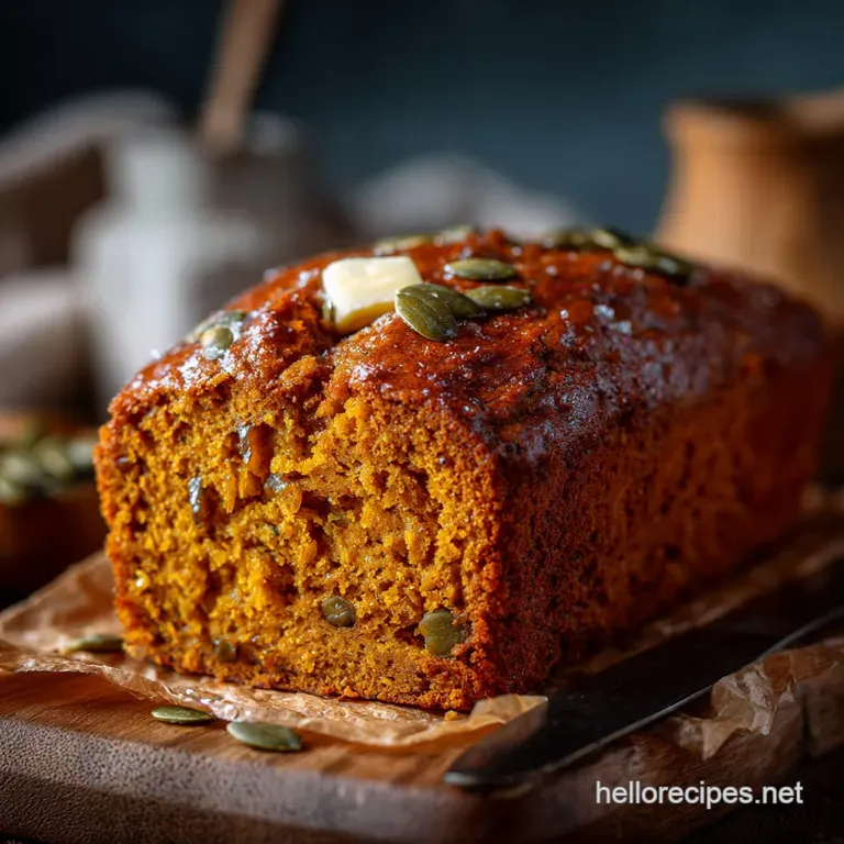 Pumpkin Bread the Ultimate Dangerously Moist Onebowl Autumn Loaf presentation