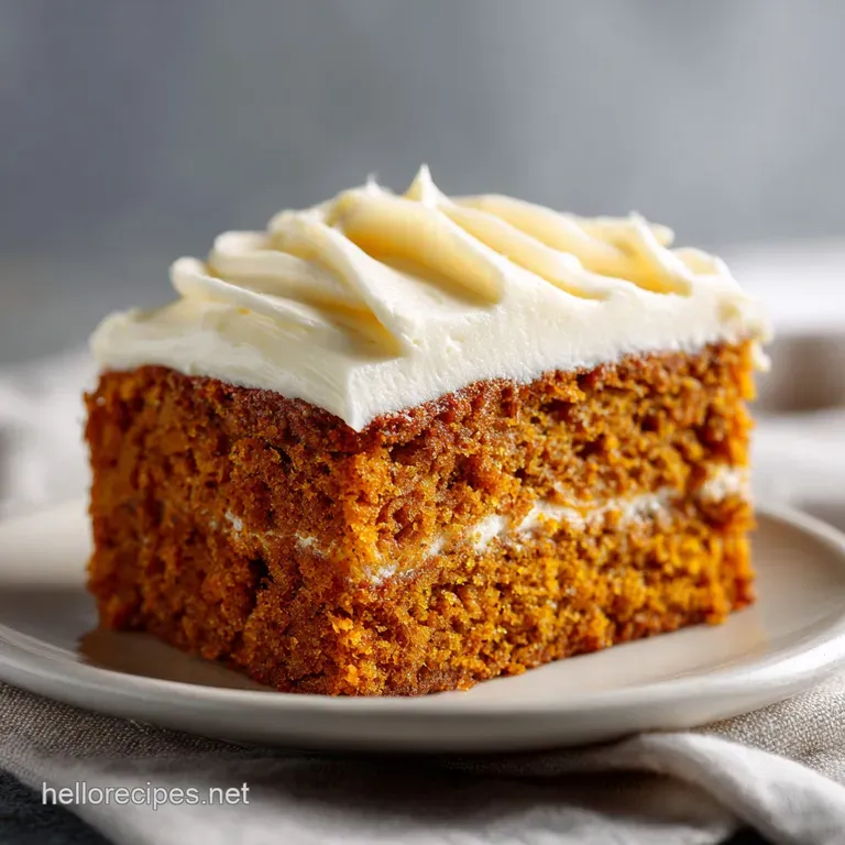 Pumpkin Cake Sheet Cake: The Moist Spiced Autumn Dessert