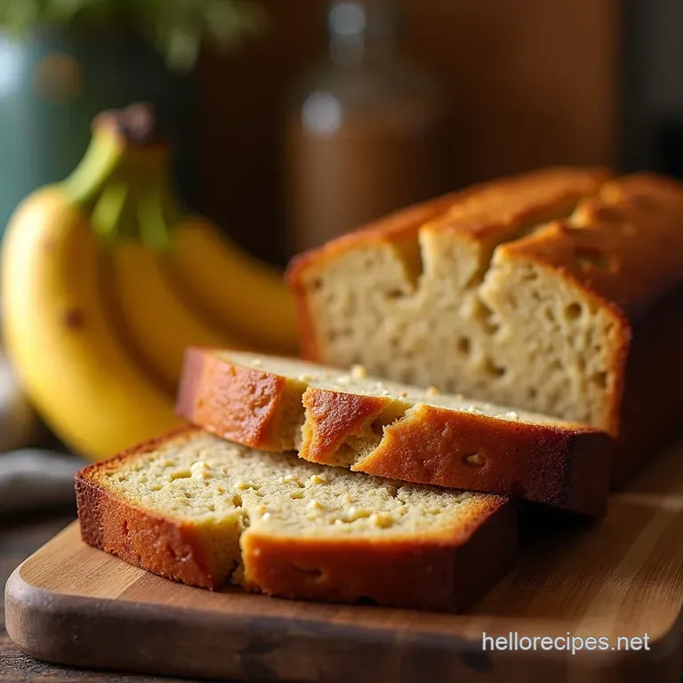 The Ultimate Better Than Takeaway Moist Banana Bread presentation