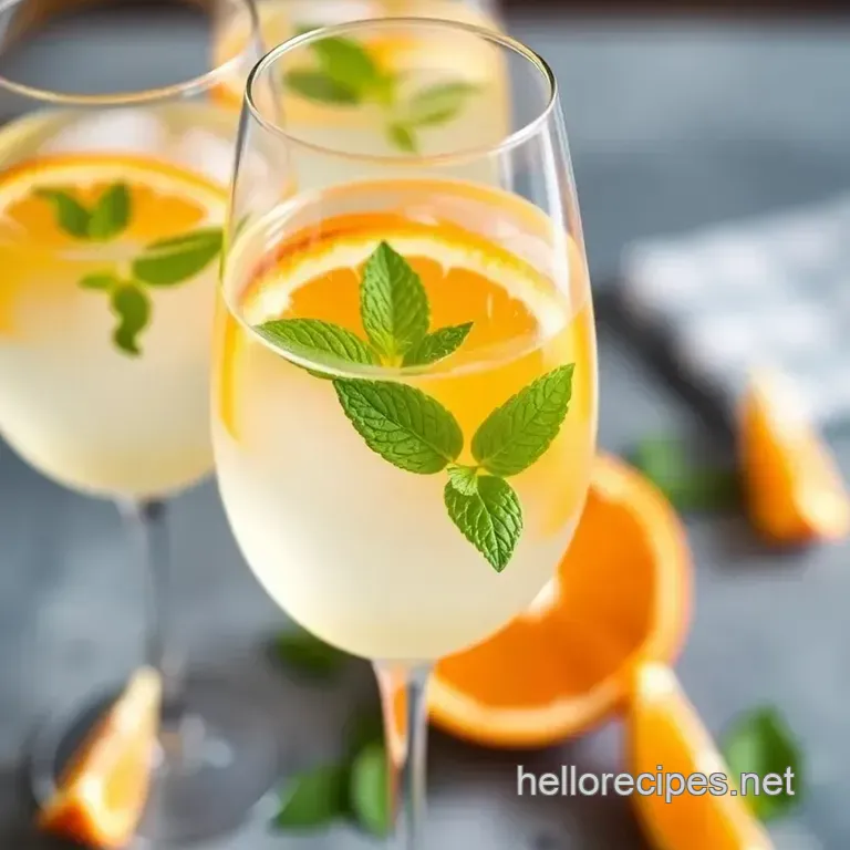 Momosa - A Sparkling Twist on the Classic Cocktail presentation