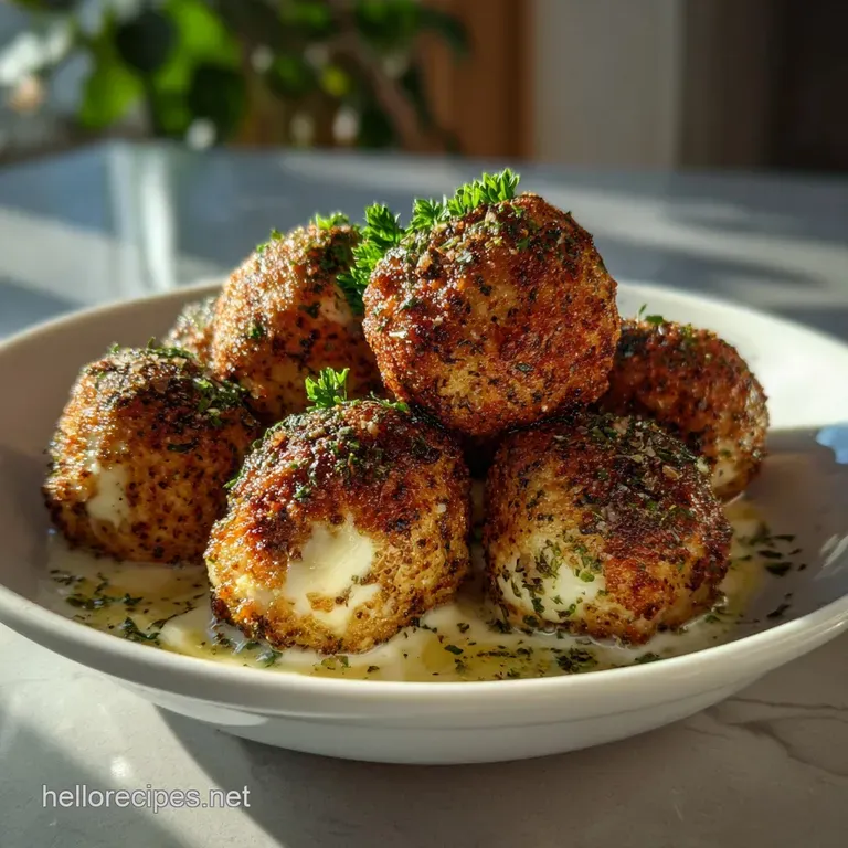 The Ultimate Mozzarella Stuffed Meatballs