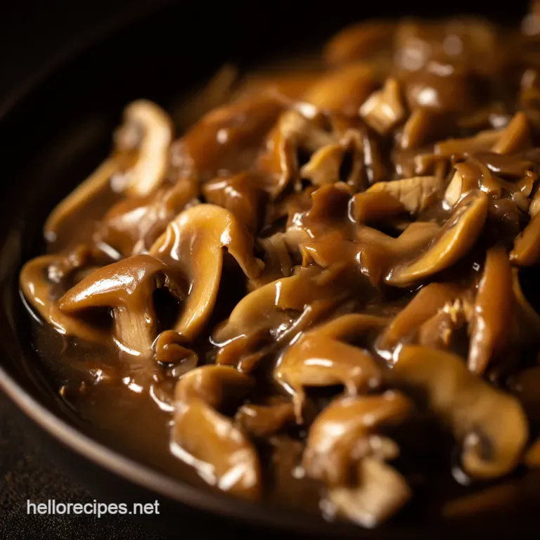 Mushroom Gravy Proper Lush presentation