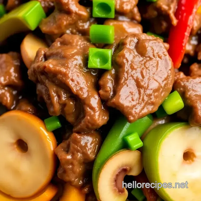 Mushu Beef: A Flavorful Twist on a Chinese Classic presentation