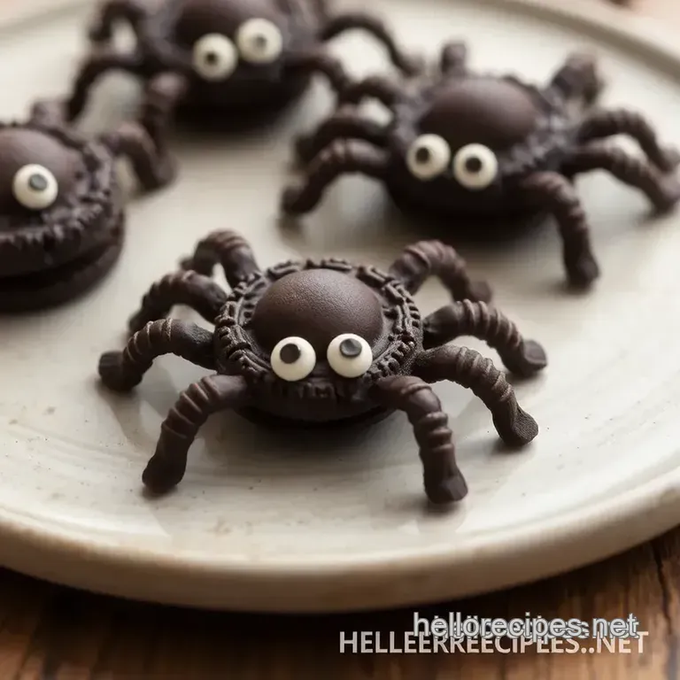 No-Bake Oreo Spiders: Fun Halloween Treats presentation