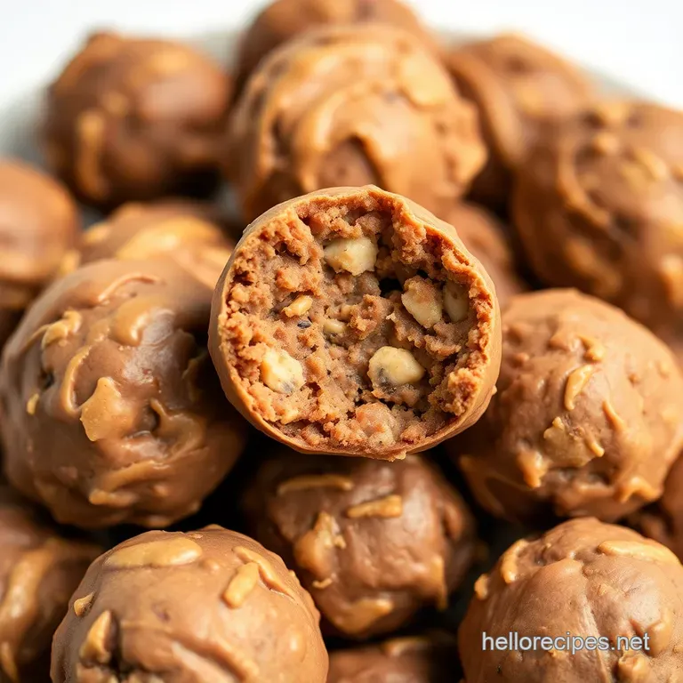 No-Bake Peanut Butter Chocolate Energy Balls