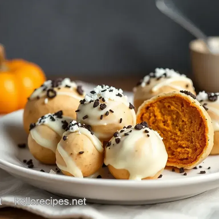 No-Bake Pumpkin Oreo Balls Delight
