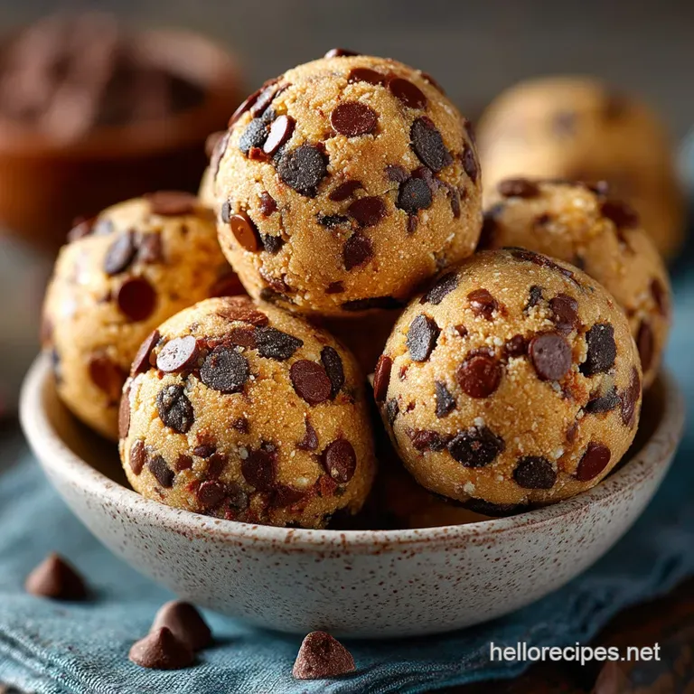 The Touchdown Treat NoBake Chocolate Chip Cookie Dough Footballs