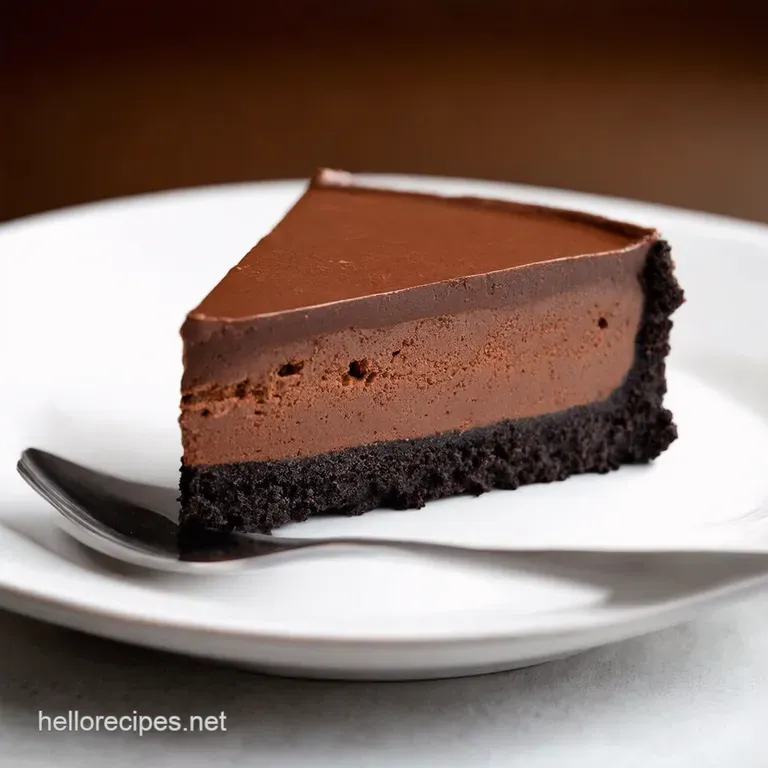 NoBake Espresso Chocolate Dream Cheesecake
