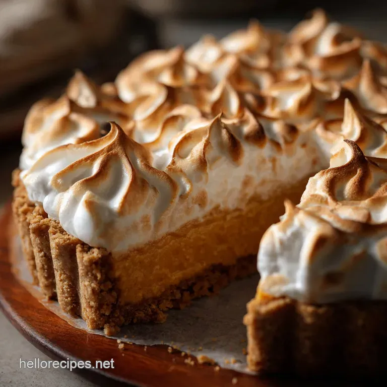 Nobake Pumpkin Marshmallow Pie the Effortless Autumn Delight presentation