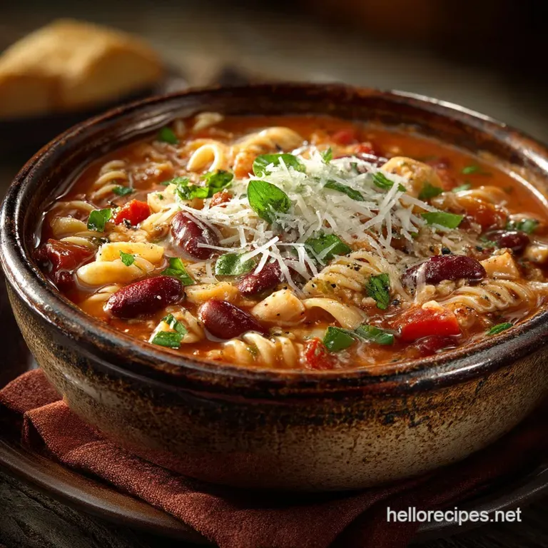 The Ultimate Copycat Hearty Olive Garden Pasta e Fagioli Soup